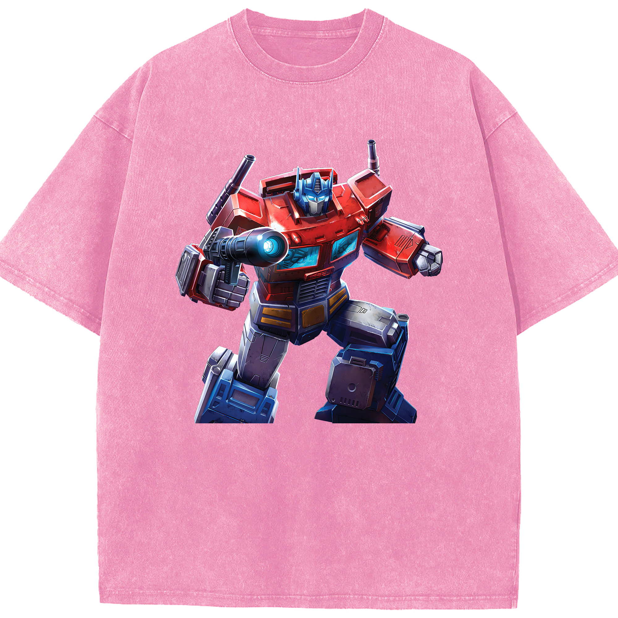 （画像用） Transformers トランスフォーマー 綿100% ヴィンテージ風 半袖Tシャツ（フロントプリント）